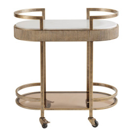 Aged Gold Drinks Trolley